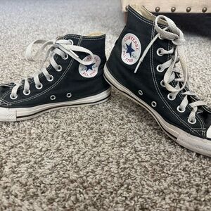 Converse Black Canvas High-Tops
